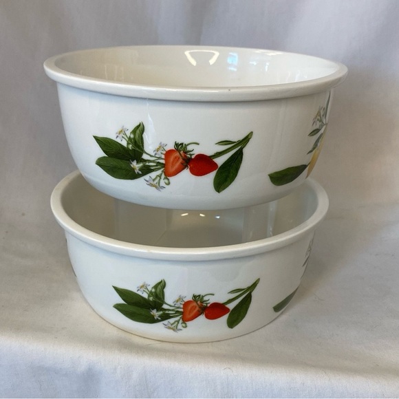 2 Lock & Lock Containers (NO LIDS) Storage Bowls ~ Lemon & Strawberries - Picture 4 of 11